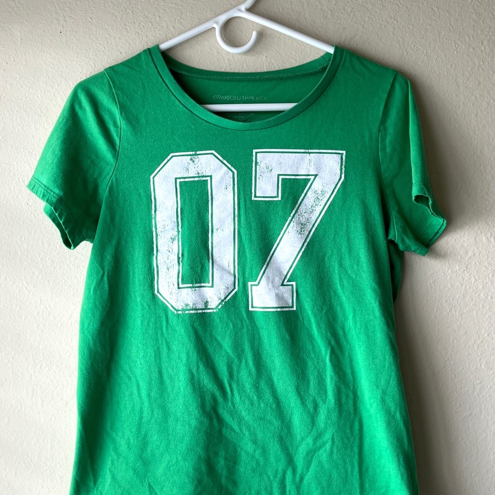Green 07 Shirt Print